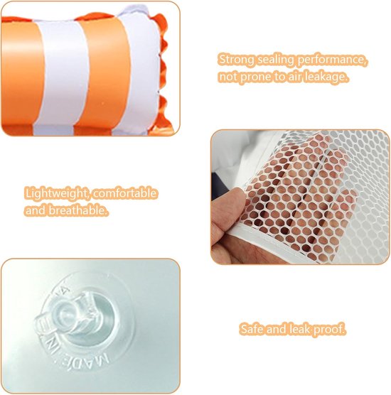 Opblaasbare Watermatras en Hangmat voor Zwembad - 4-in-1 Lounge Stoel — afbeelding 2