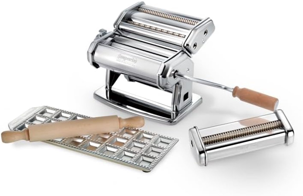 Complete Pastamachine Set met Accessoires - Verse Pasta Maken - 100% Made in Italy
