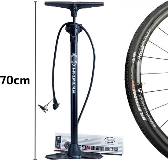 Bandenspanningsmeter Met Manometer – Luchtpistool Met 1m Slang, 0-16 Bar, Max. 10 Bar, Voor Auto, Fiets En Meer