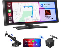 Avylet Geschikt voor CarPlay Scherm 9.26 Inch - Apple CarPlay & Android Auto (Draadloos) - Touchscreen - Navigatiesysteem auto - Auto Scherm – Spraakbesturing