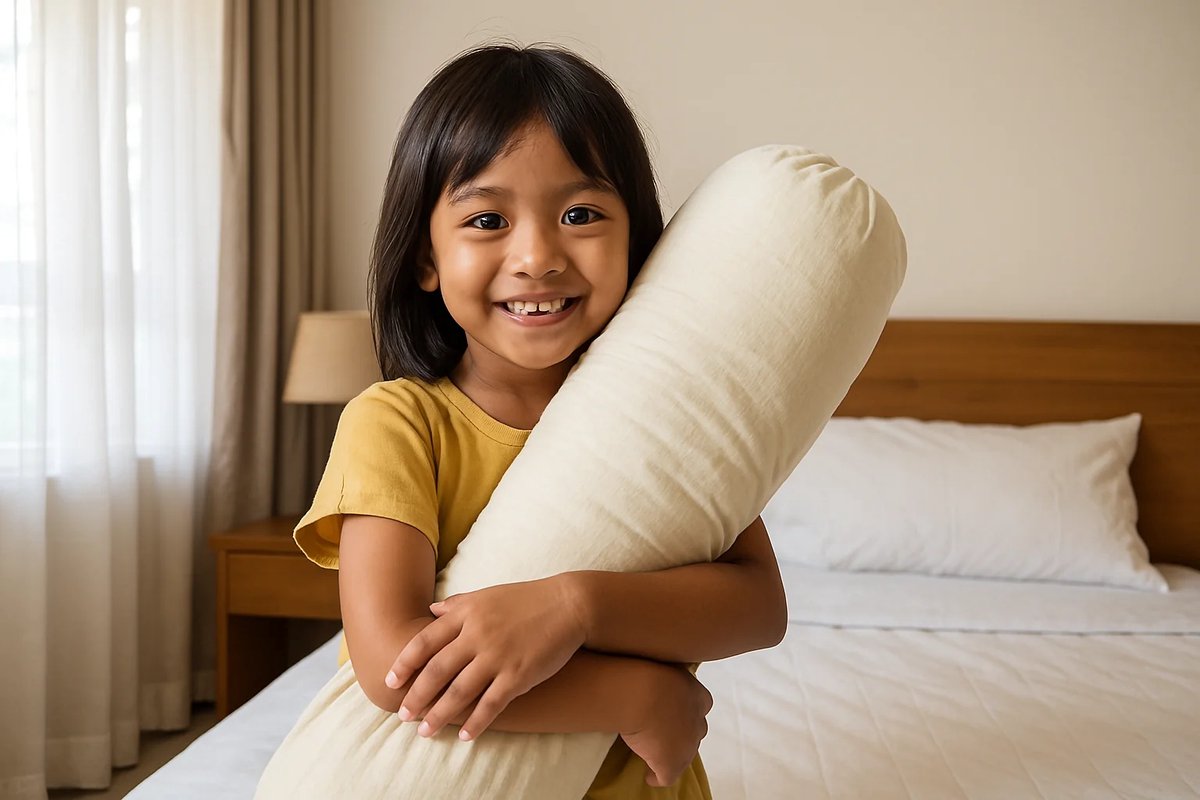 Guling.nl Gulings - Medium Maat:b~70-xØ~20cm. – Medium 500gr. Traagschuim vulling – met bijvulrits. ** Nu met Gratis hoes ** Nek, Knie, been. Vormt zich naar het lichaam dus drukverlagend en vormvast. Fijn tegen moeheid, reuma, arthrose of drukpijn.