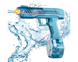 Pumpify Waterpistool – Buitenspeelgoed – Elektrisch Waterpistool – Super Soaker – Waterspeelgoed – Met Flits Bij Ieder Schot – Watergeweer – Speelgoed – 4 Jaar – 5 Jaar – 6 jaar – 7 jaar – 8 jaar – Glock – Waterblaster – Blauw Mini