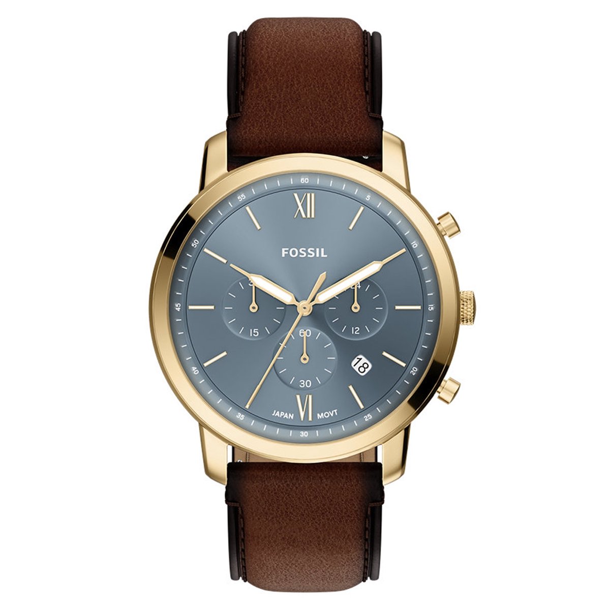 FOSSIL FS6162 Mannen Horloge 44 mm - Bruin