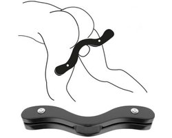 Ballen Crusher - Hout - Zwart - BDSM - Heren - Scrotum