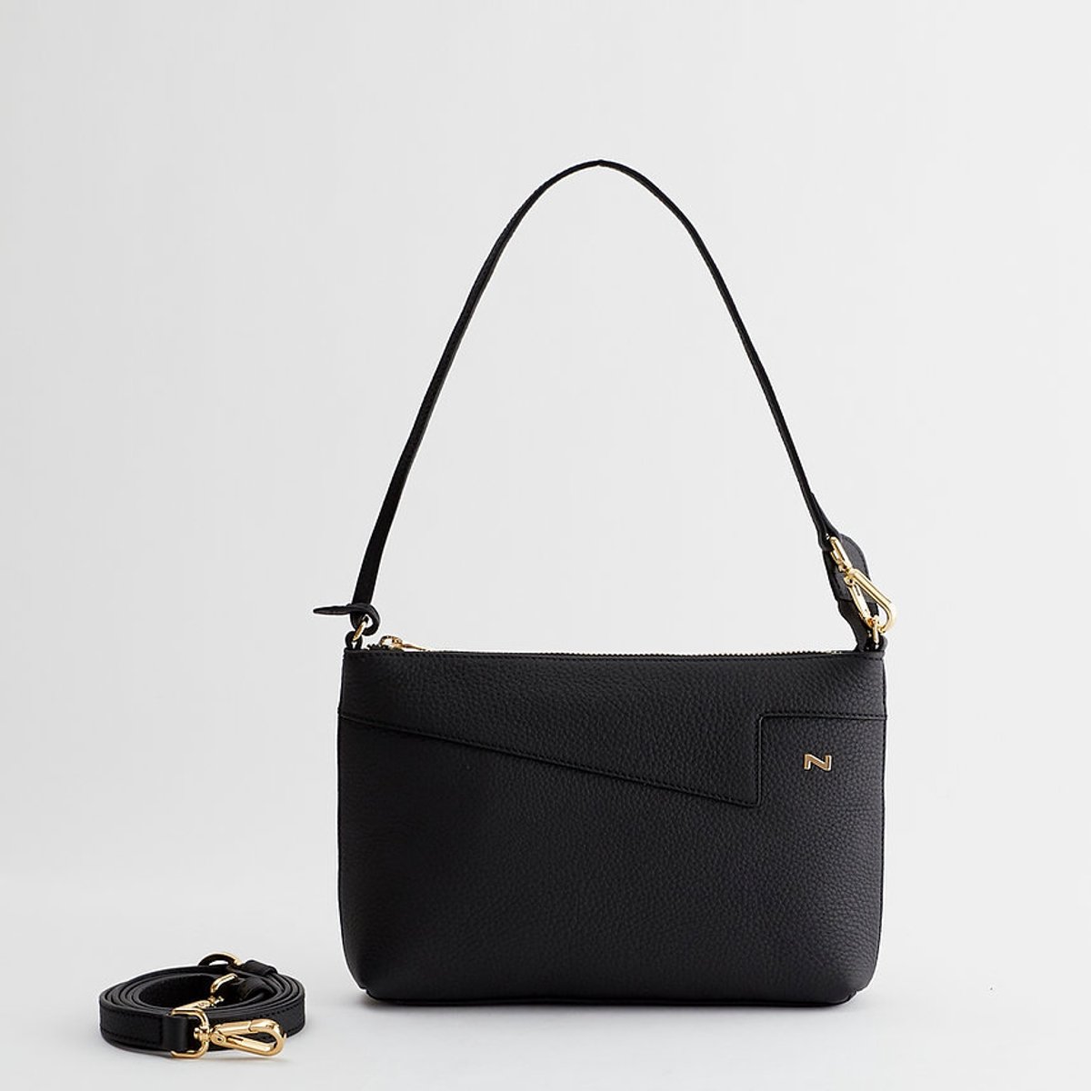 Nathan Baume Palma N261-00-27 Crossbody Pouch Black