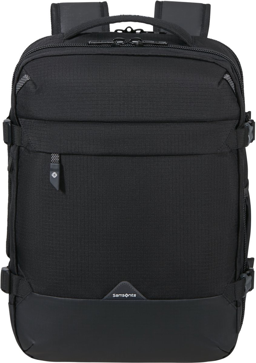 Samsonite Rugzak - Roadseeker Underseat Backpack S - deep black - Ryanair conform - laptop 15.6 - 29 l