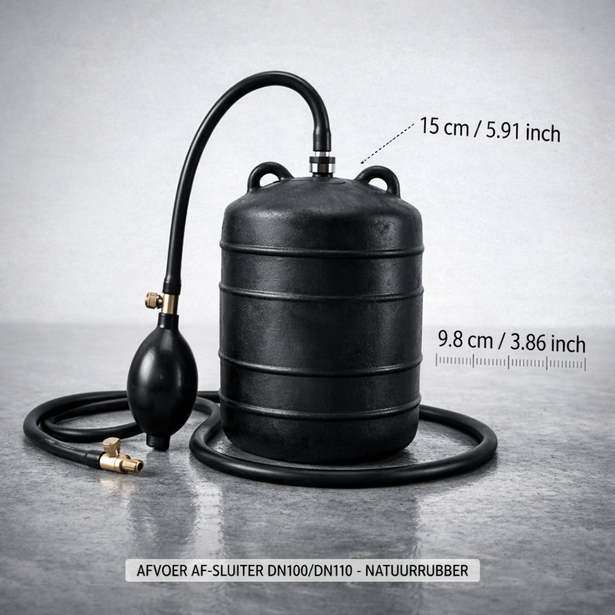 Opblaasbare Buis Plug Riool Test Plug Sanitair Test Bal Riolering Pijpleiding Inspectie Tool Drainage Systeem Druk Plug- DN150A