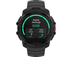 POLAR STREET X Urban GPS Sporthorloge - Night Black S-L