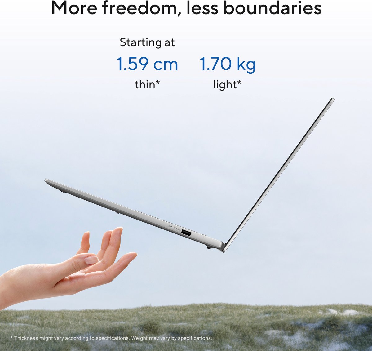 ASUS Vivobook S16 S3607AA‑SH016W – Laptop – 16 inch – WUXGA – Intel Core Ultra 7 – 32GB/1TB – Wi‑Fi 6 – Zilver — afbeelding 4