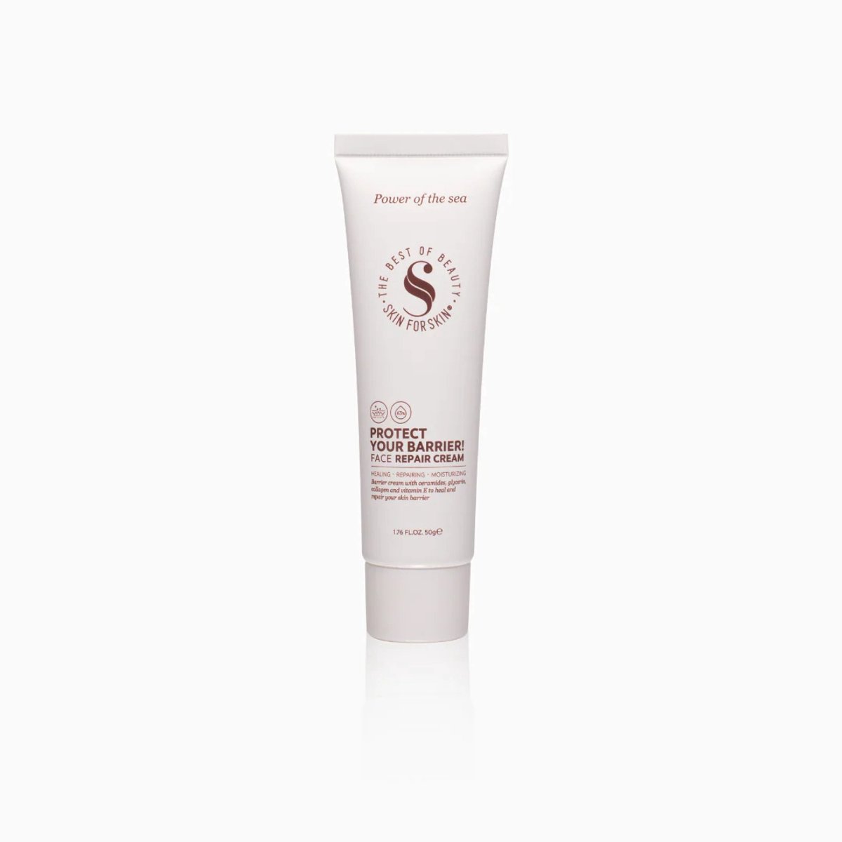 Skin for Skin - Beschermende crème - Protect your barrier - face repair crème - herstelt beschadigde huid - 50 gram