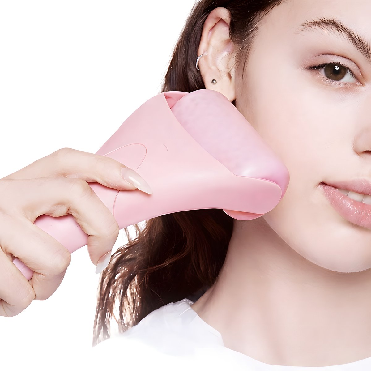 Kahil Ice Roller Gezicht Roze – IJsroller voor Face Icing en Skin Care – Gezichtsmassage en Puffiness Verminderen