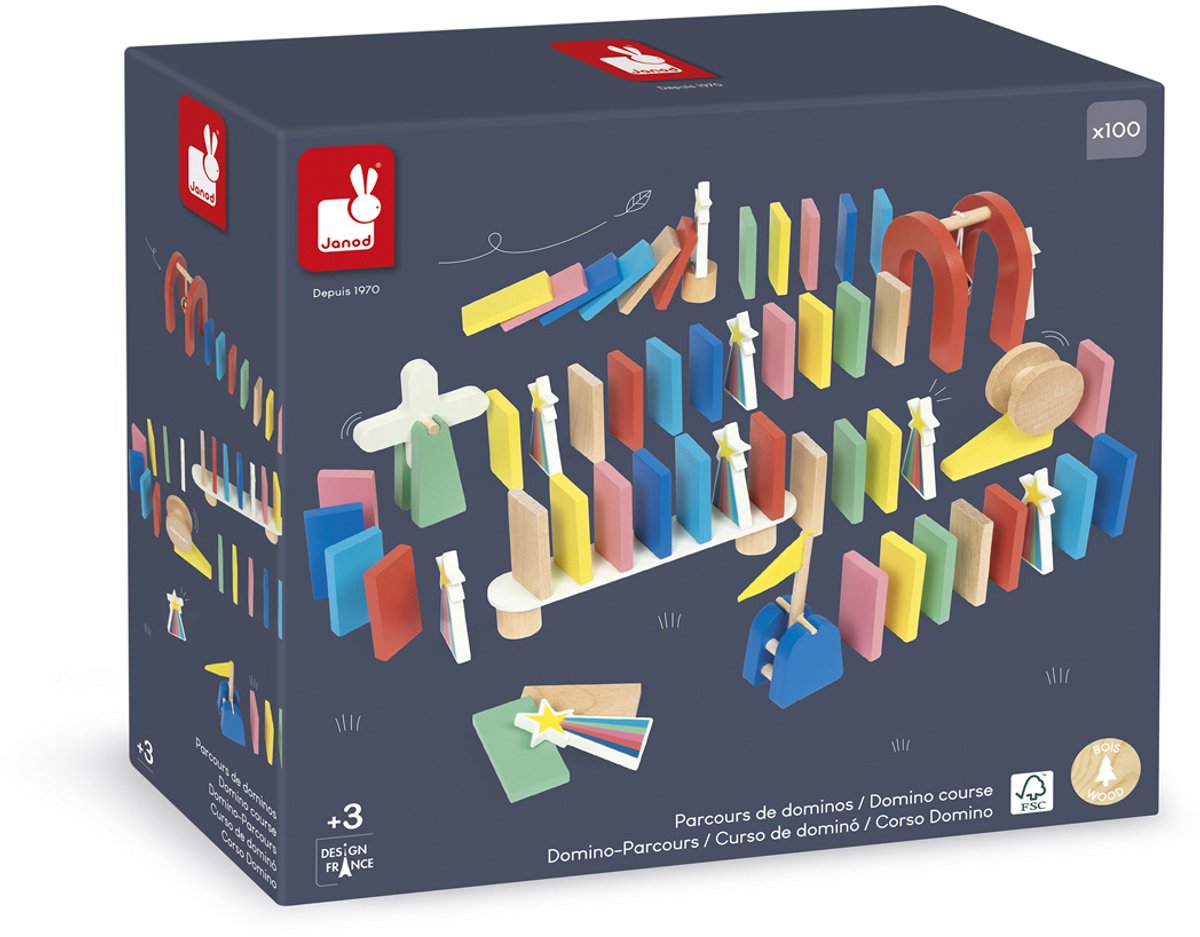 Janod - Applepop - Domino parcours