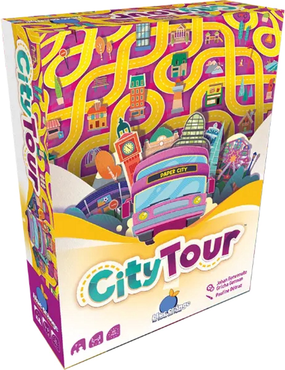 Geronimo Games City Tour - Coöperatief Bordspel - Familiespel - Kort Spelletje - Kinderspel