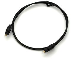 Toslink Kabel 1 Meter – Optische Audiokabel – Digitale Optical Audio Kabel voor TV, Soundbar en Receiver