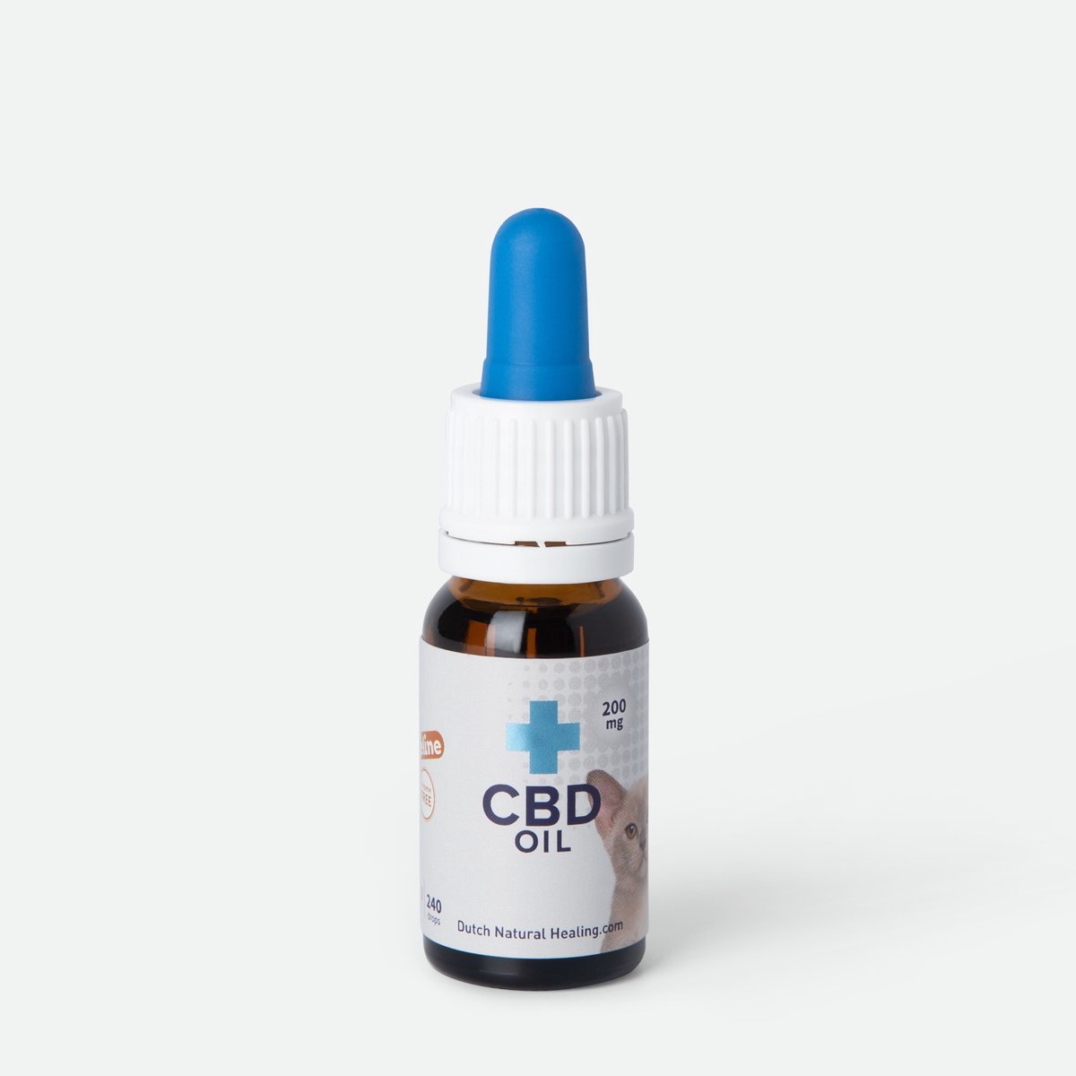 Dutch Natural Healing - CBD olie voor katten & knaagdieren 10ml 2% (200mg)