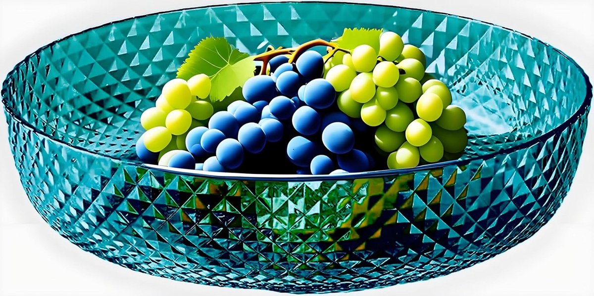 Fruitschaal Etagere - Fruitmand .. Laags - Opbergmand
