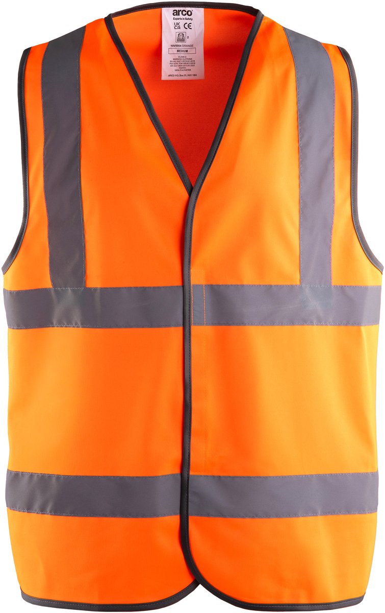 Arco Veiligheidsvest Hi-Vis - Oranje Maat 4XL
