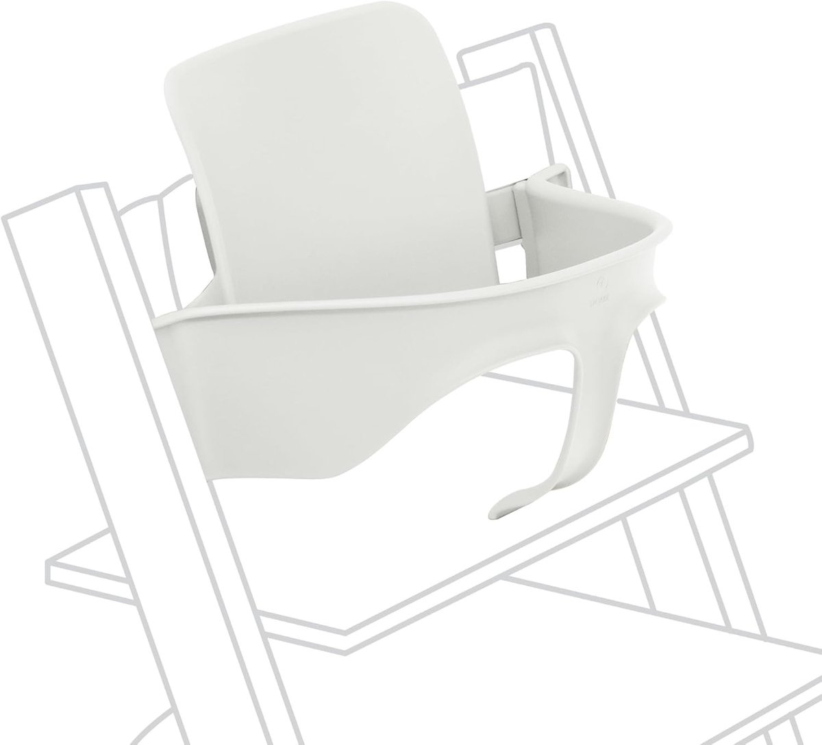 Tripp Trapp Baby Set2 Wit - Leeftijd 6-36 maanden - Verander de stoel in kinderstoel - Stokke