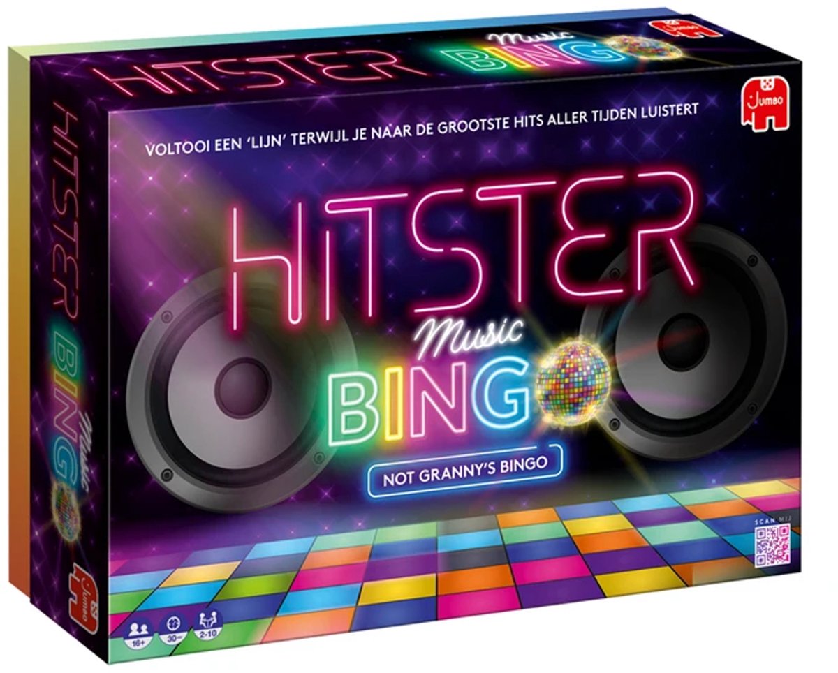 Jumbo - Hitster Bingo - Nederlandstalig Partyspel - Actiespel