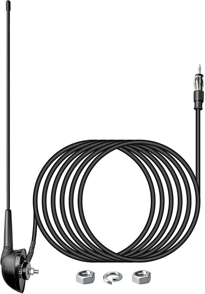 Universele 16 Inch AM/FM Auto Antenne voor Truck, Boot, RV, Motorfiets en Voertuig