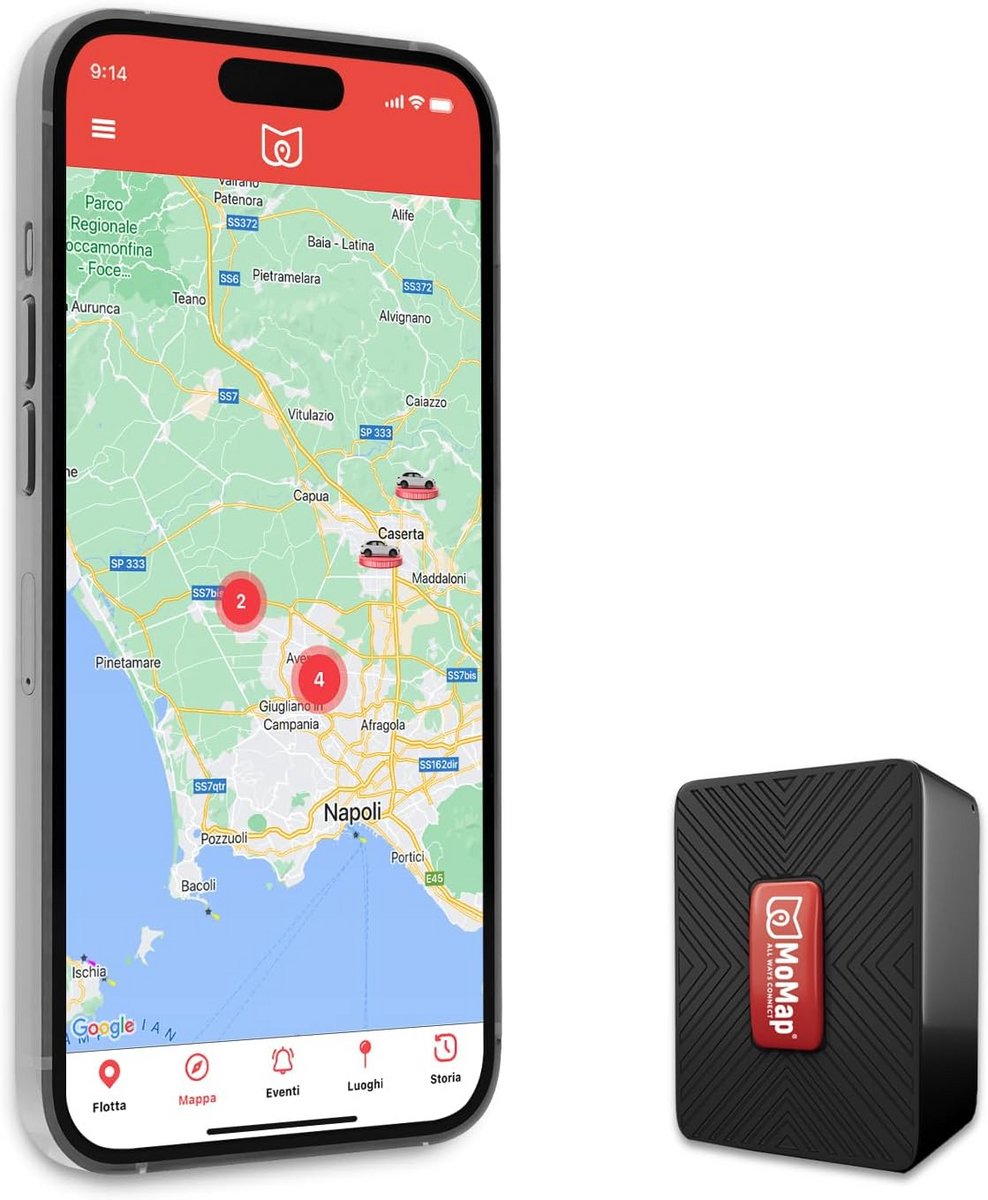 4G GPS Tracker voor Auto en Motorfiets met App - Real-time Lokalisatie en Alarm