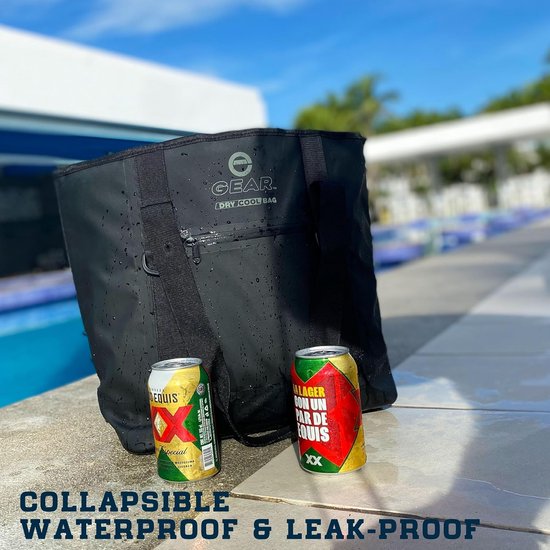 Grote Zachte Koeltas - Waterdicht & Lekbestendig - Opvouwbare Koelbox voor Strand, Boot, Picknick — afbeelding 3