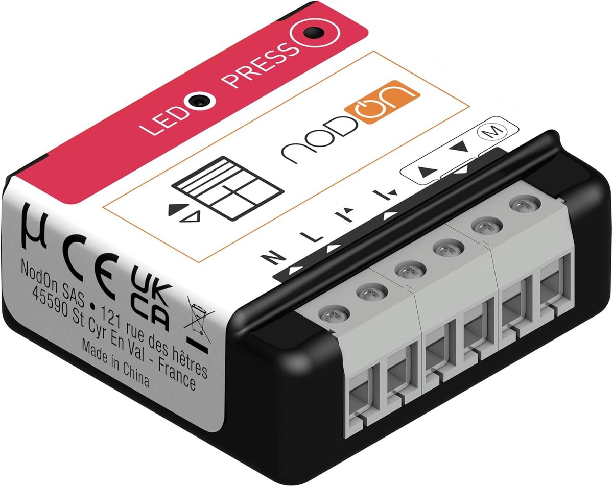 Zigbee 3.0 Rolluikmodule met Zelfkalibratie voor Slimme Sturing