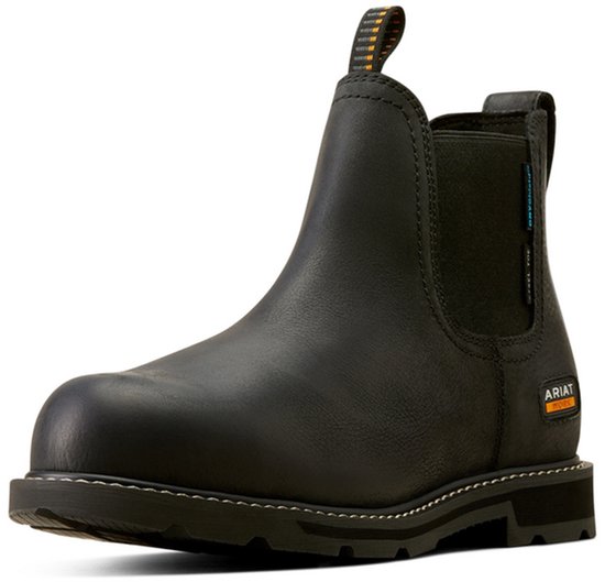 Ariat Groundbreaker Chelsea H2O, chaussures imperméables à embout d'acier pour homme - pointure 41 - noir