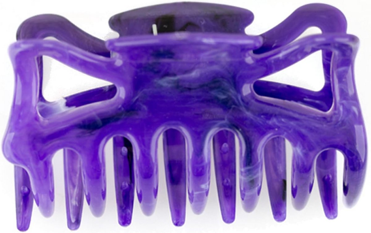 Grote Paarse Haarspeld Klauw Clip - 9 cm - Sterke Klem voor Dik Haar