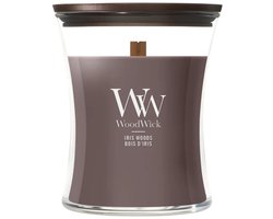 WoodWick Hourglass - Iris Woods - Medium Geurkaars - 60 branduren