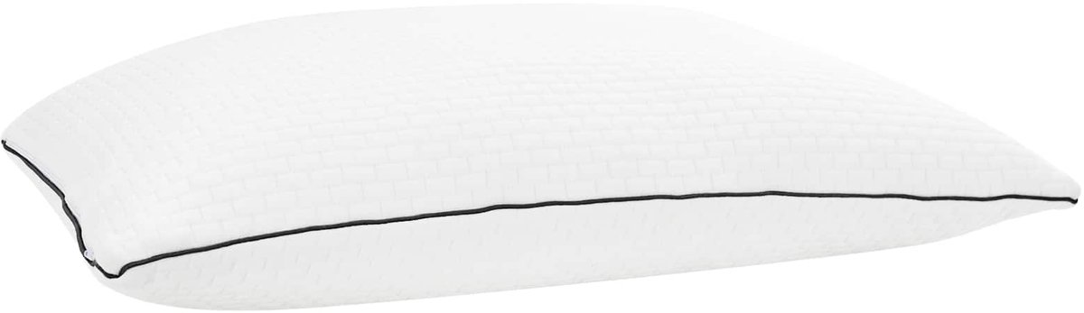 vidaXL - Shread - Slaapkussen - Wit - 80 - x - 40 - x - 14,5 - cm - Traagschuim