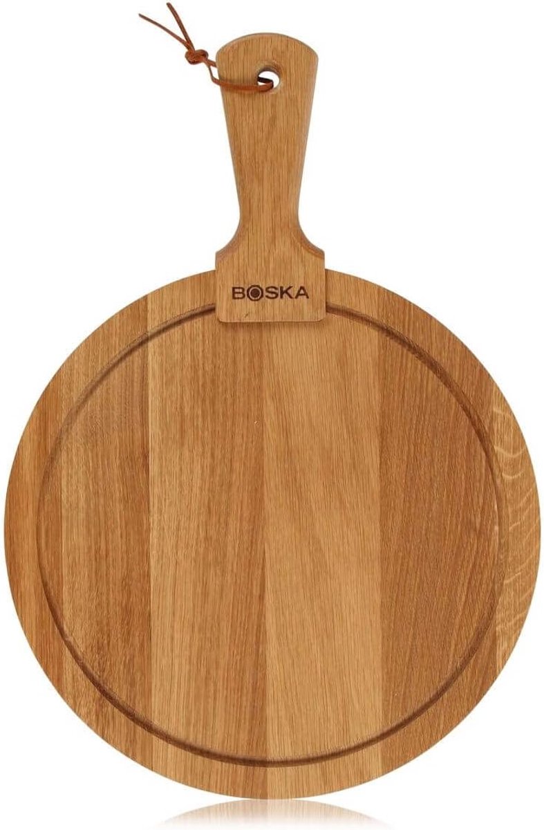 Ronde Serveerplank van Europees Eikenhout - 29.5 cm - Kaasplank of Tapasplank