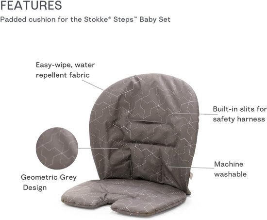 Comfortabel Zitverkleiner Kussen voor Kinderstoel - Ergonomisch en Zacht van comfortabel — afbeelding 2