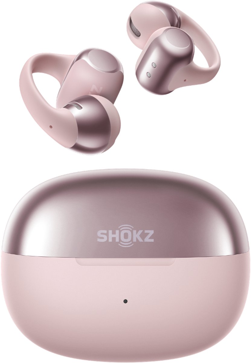 Shokz OpenDots ONE Open-ear Clip-on Oortjes – Dolby Audio – Draadloze Oordopjes – Roze thumbnail 2