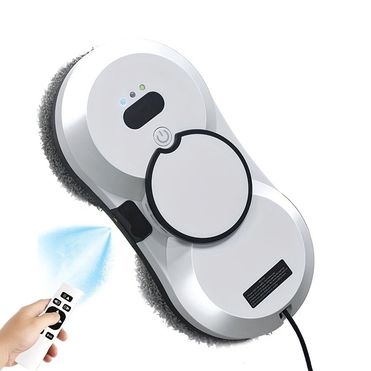 Volautomatische Ramenreinigingsrobot – Elektrische Glasreiniger met Afstandsbediening – Oplaadbare Lithium Batterij – Anti-Val Sensor – Voor Ramen, Spiegels en Glas