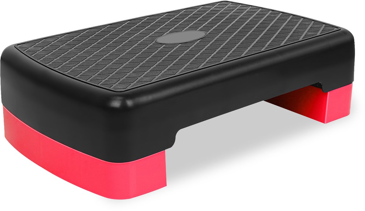 MODFU-Aerobic Stepper-Verstelbaar-Oefenplatform-Zwart Rood