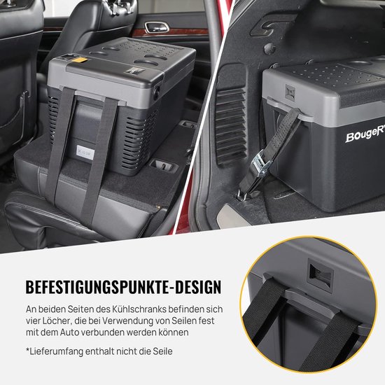 20L Draagbare Auto Koelbox Zwart met Opbergtas — afbeelding 3