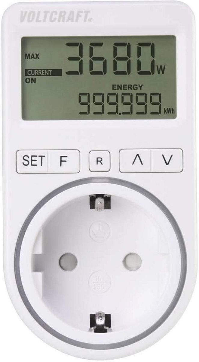 Energiekostenmeter met Verbruiksmeter, Kostenprognose en Alarmfunctie