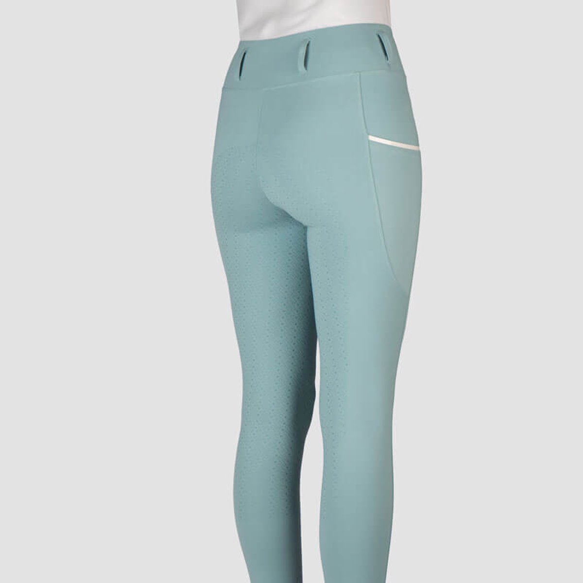 EQPro Sofia SS26 Jr FG Rijlegging - Maat: 164 - Aqua - Katoen/spandex