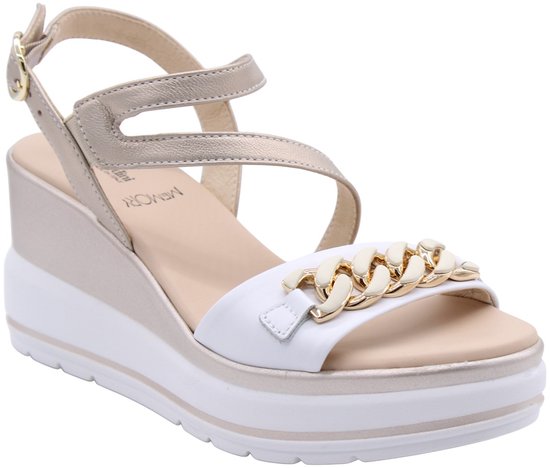 Nero Giardini -Dames - wit - sandalen - maat 37