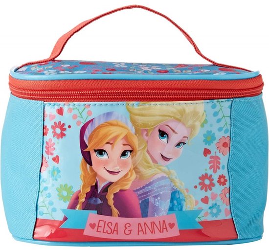 Disney Frozen - Toilettas - Beautycase - 25X18X11CM - Frozen toilettas Anna en Elsa