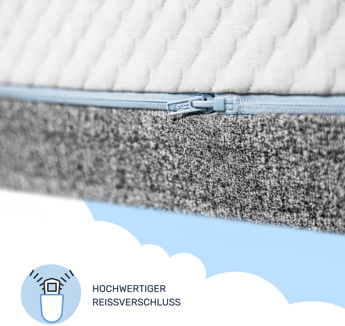 Dailydream | Hybride matras 3in1 met pocketveringkern, koudschuim en traagschuim 140x200x26cm | Pocketvering kern | Topmatras - Topper Matras - Topdekmatras — afbeelding 3