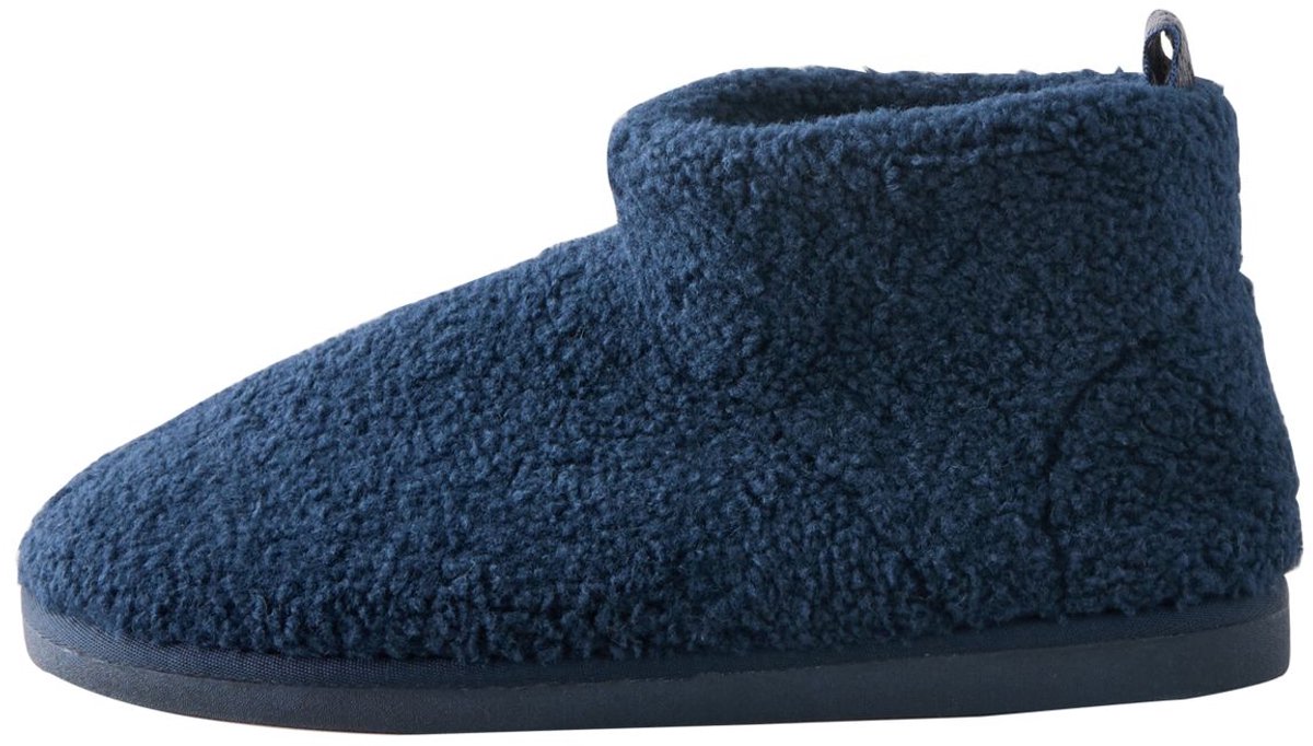 Next - Heren - Borg pantoffels - Blauw