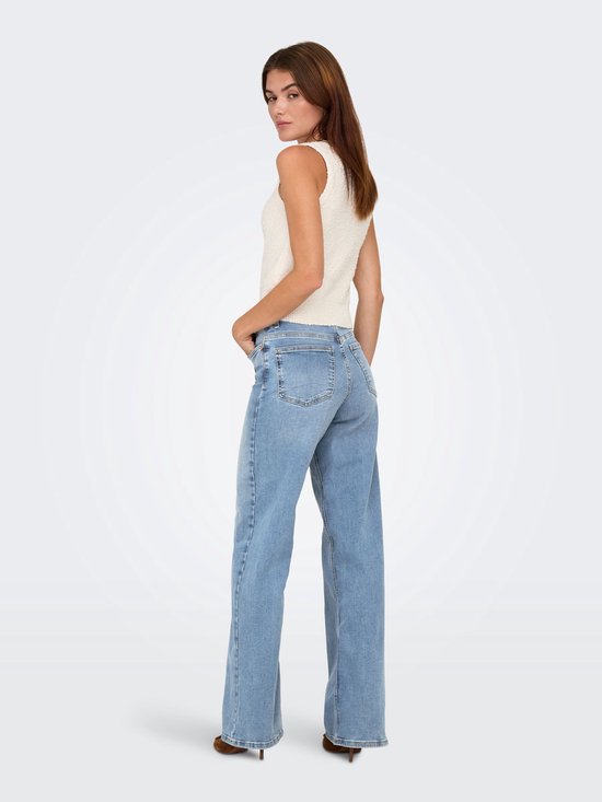 UNIQUEMENT ONLMADISON BLUSH HW WIDE DNM CRO371 NOOS Femme - Taille LX L32