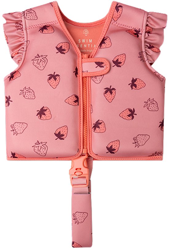 Swim Essentials Zwemvest - Roze - Strawberry Fields - 1/2 Jaar