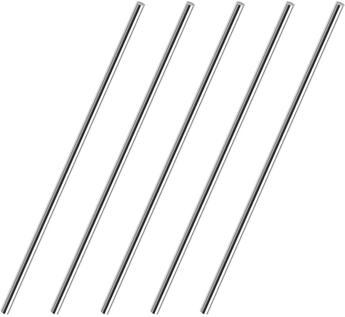 6 Stuks Ronde Staven RVS 4mm Diameter x 30cm voor Modelbouw en Knutselprojecten