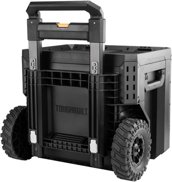 Stackteck Convertible Toughbuilt STACKTECK verrijdbare gereedschapskist afsluitbaar met 2 ...