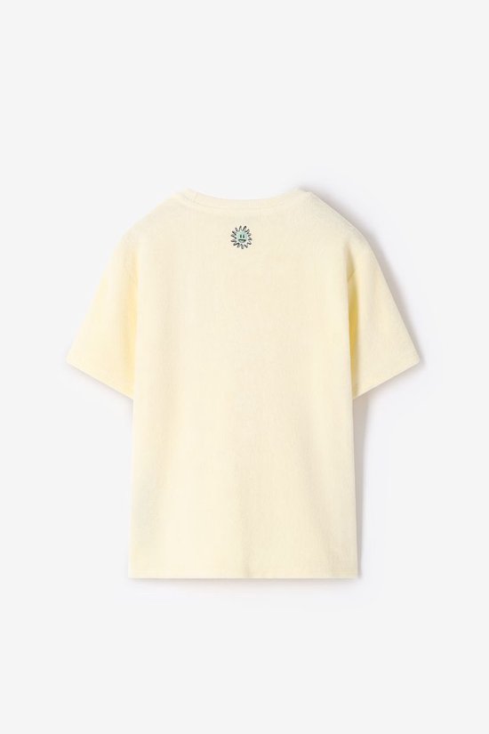 Geel Badstof T-shirt