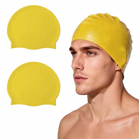 Bonnet De Bain - Limics24 - Pièces Piscine Natation Unisexe Imperméable Enduit Pubonnet