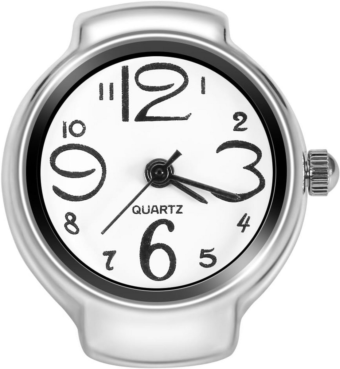 Unisex Analoog Kwarts Ringhorloge met Dunne Band, Verkrijgbaar in 8 Kleuren
